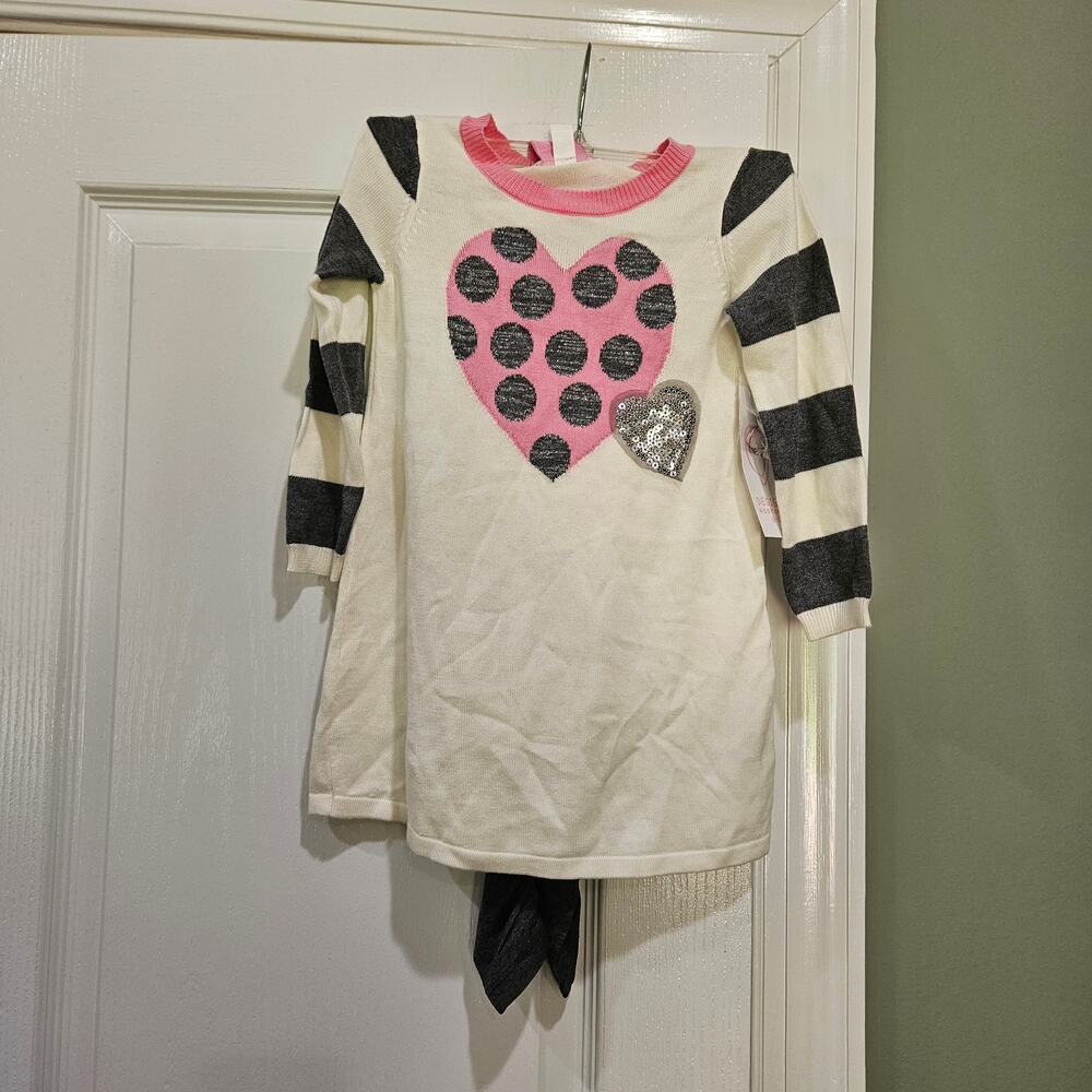 NWT‎ 2 Piece Design History Sweater Dress and Leggings Size 2T